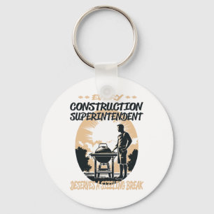 Llavero Superintendente De Construcción Funny Chef O Gril