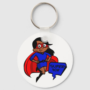 Llavero supermamá negra