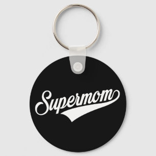 Llavero Supermama (negro) -