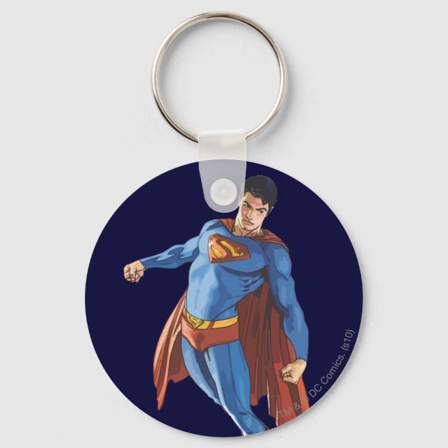 Llavero Superman mirando hacia abajo (Anverso)