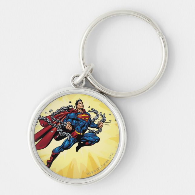 Llavero Superman rompe cadenas (Frente)