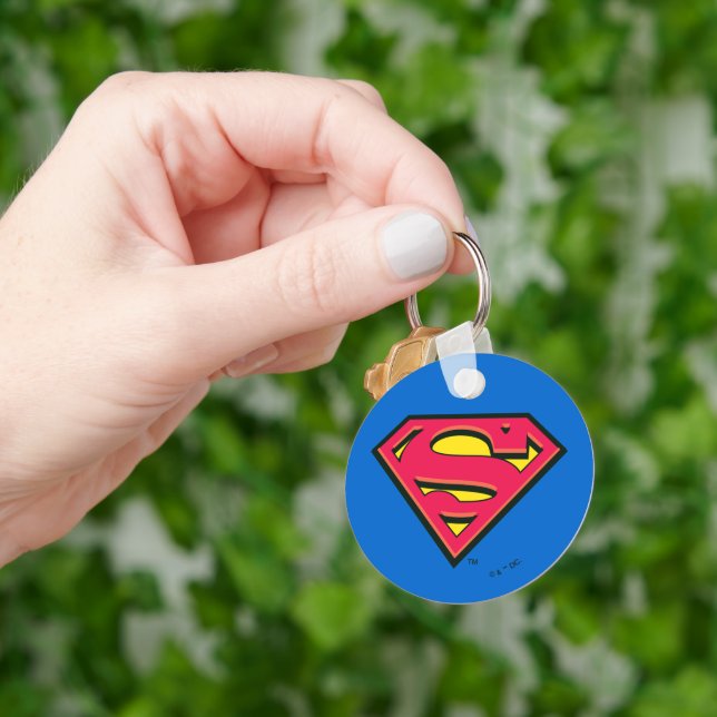 Llavero Superman S-Shield | Logotipo clásico (Mano)