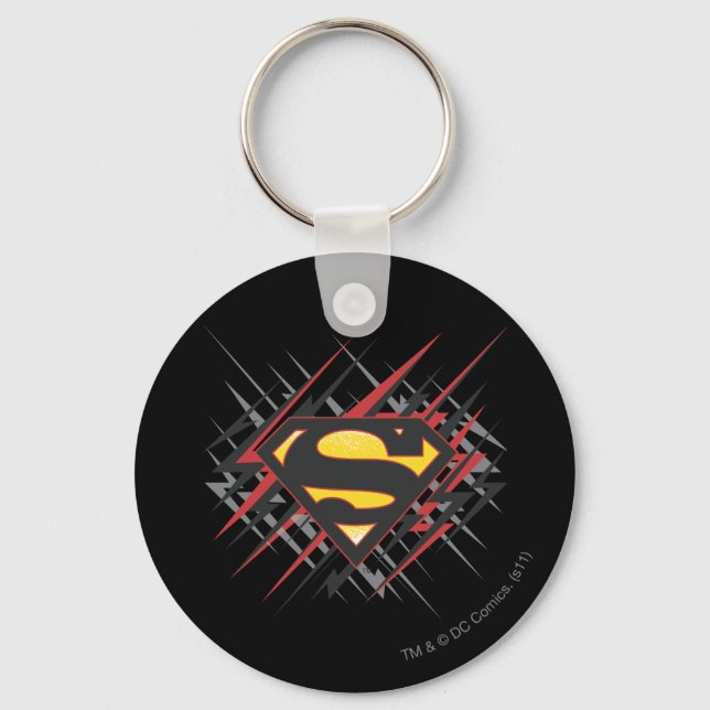 Llavero Superman Stylized | Logo de Black and Red Strikes (Anverso)