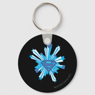 Llavero Superman Stylized   Logo de Blue Shield Hearts
