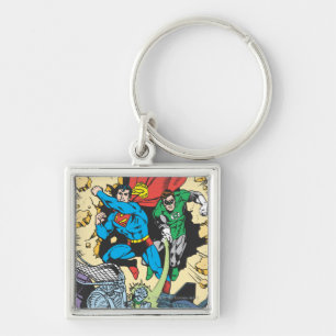 Llavero Superman y Green Lantern en la lucha contra Braini