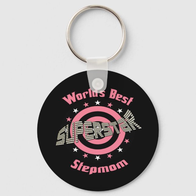 Llavero Superstar Stepmom in Pink (Anverso)