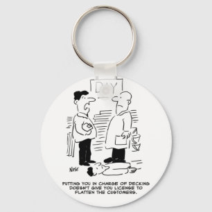 Llavero Superstore Retail Shop Worker y Shop Manager
