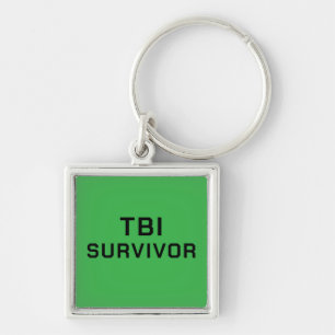 Llavero Superviviente de lesión cerebral traumática TBI Ve