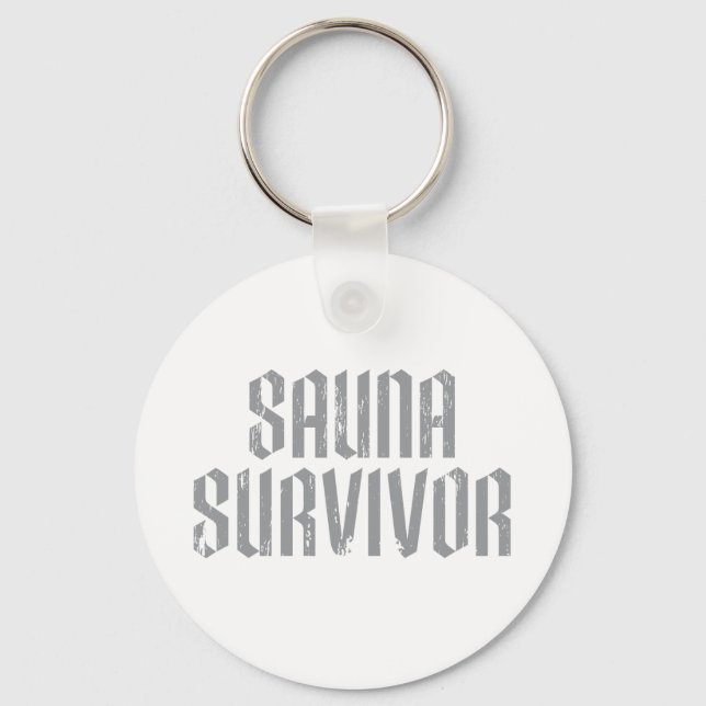 Llavero Superviviente de sauna 06 (Anverso)