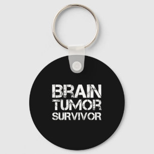 Llavero Superviviente de tumor cerebral para el día de con