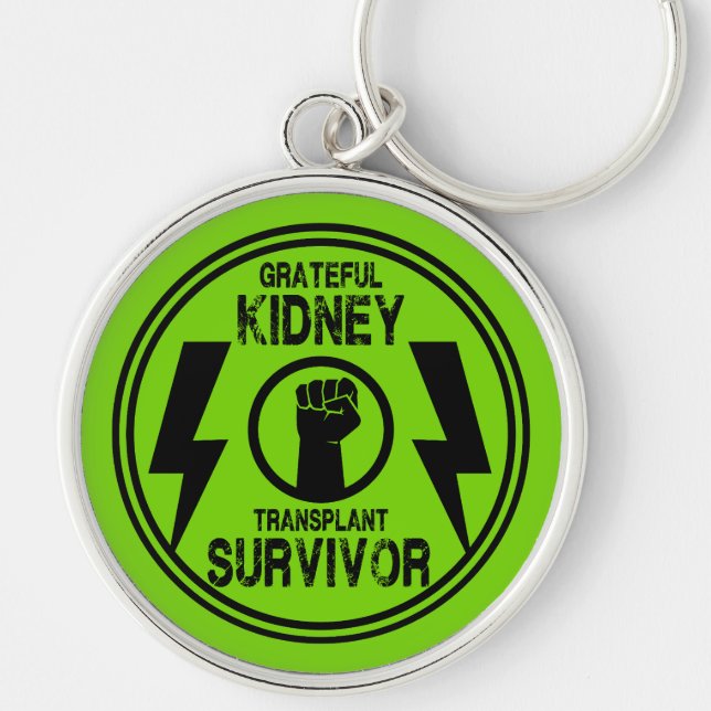 Llavero Superviviente del trasplante renal (Frente)