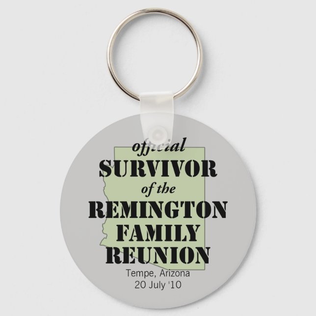 Llavero Superviviente oficial de la Reunión Familiar - Ver (Anverso)