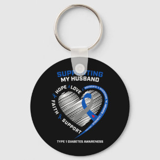 Llavero Support Type One Diabetic Husband Type 1 Diabetes