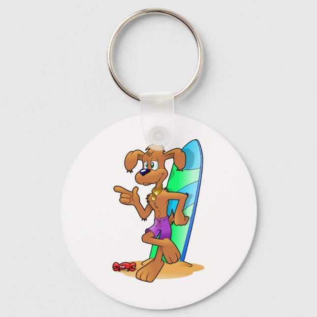 Llavero Surf Dog (Anverso)
