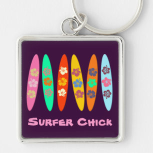 Llavero Surfboards floridas Girlie