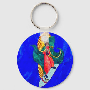 Llavero surfear nun keychain