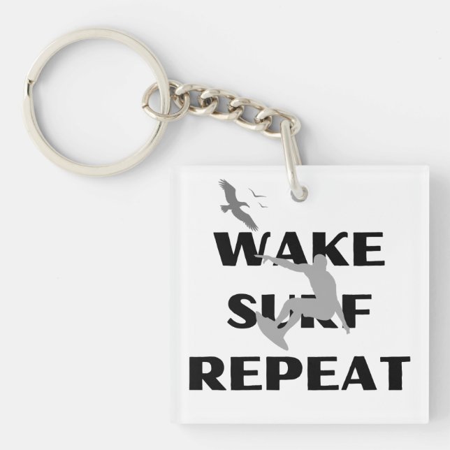 Llavero Surfer Silhouette Charm (Frente)