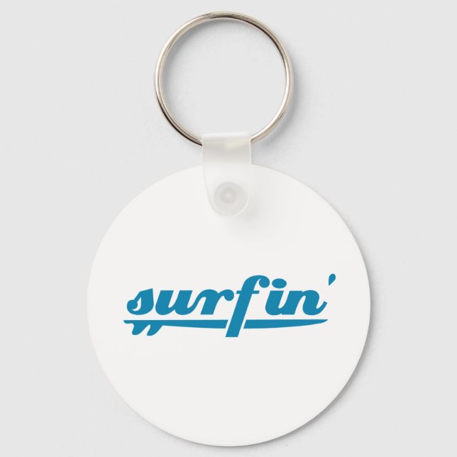 Llavero Surfin Surfboard blue (Anverso)