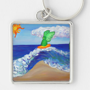 Llavero Surfing Angel Raphael Keychain