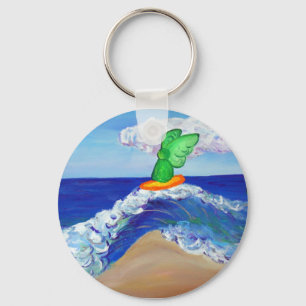 Llavero Surfing Angel Raphael Keychain
