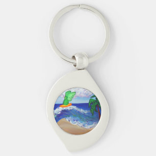 Llavero Surfing Raphael Guardian Angel Personalizado Keych