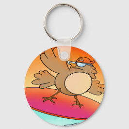 Llavero Surfista De Aves De Verano