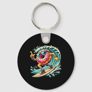 Llavero Surfista de Donut Amante de Donut para Surfistas