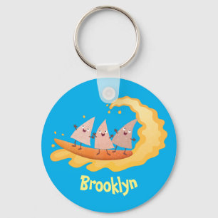 Llavero Surfista de maíz de nachos