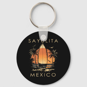 Llavero Surfista Sayulita México Playa Surfing Surfista V