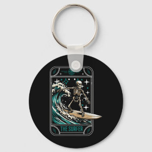 Llavero Surfista Surfing Tabla de Surf - Ola Esqueleto Tar