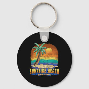 Llavero Surfside Beach South Carolina Vintage Distressive