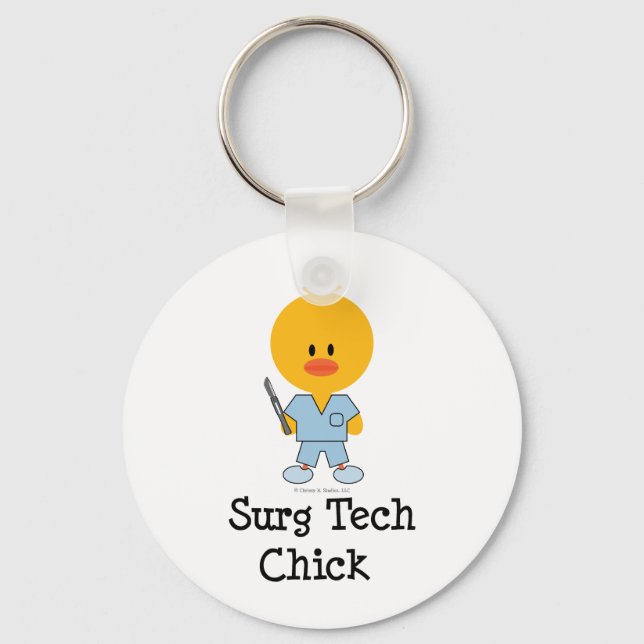 Llavero Surg Tech Chick Keychain (Anverso)
