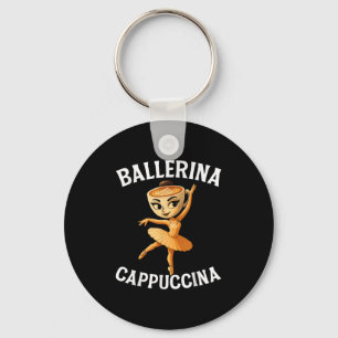 Llavero Surreal italiano Brainrot Meme Ballerina Cappuccin