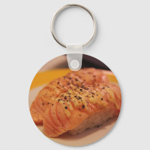 Llavero Sushi De Salmón Comida Japonesa Deliciosa Sabrosa