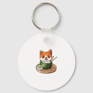 Llavero Sushi Shiba - Perro De Comida Divertido
