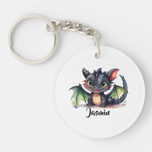 Llavero Süßer Dabydrache lächelt (Frente)