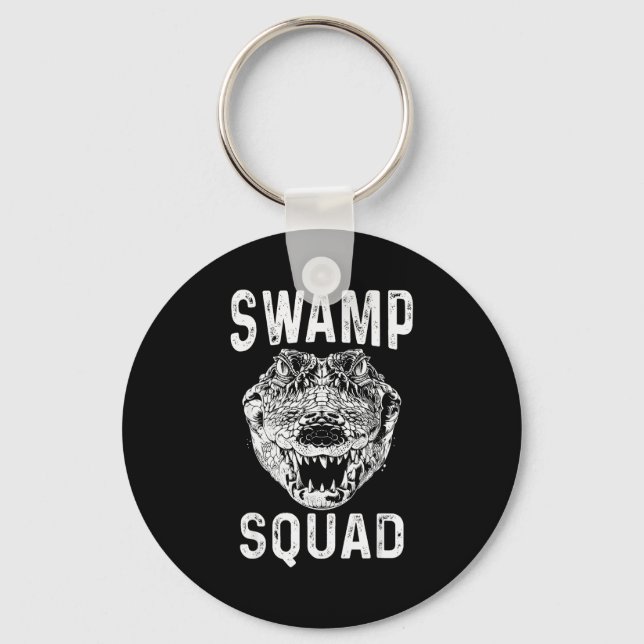 Llavero Swamp Alligator Squad Reptile Gator Lovers Funny  (Anverso)