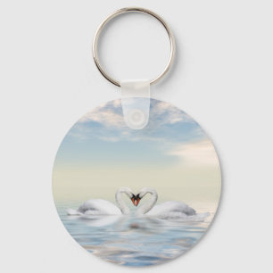 Llavero Swans amorosos