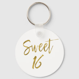 Llavero Sweet 16 Cadena de claves de Relieve metalizado do