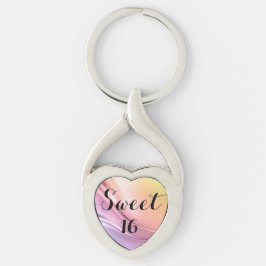 Llavero Sweet 16 Heart Keychain