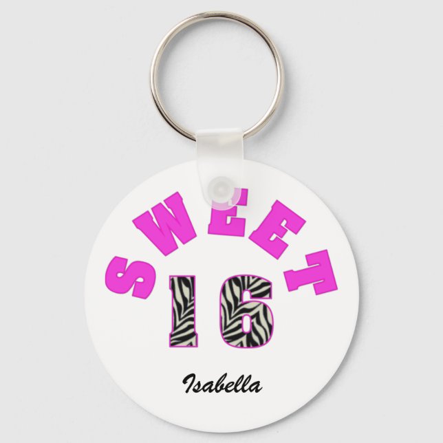 Llavero Sweet 16 Keychain (Anverso)