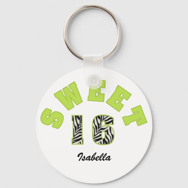 Llavero Sweet 16 Keychain (Anverso)