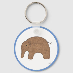 Llavero Sweet Baby Elephant Keychain-Erin Brie Art Keychai