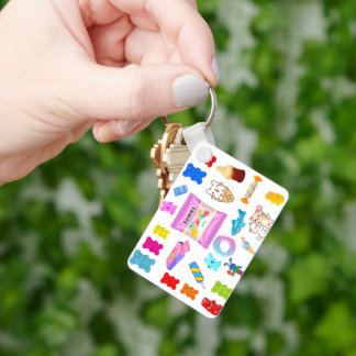 Llavero Sweet Candy Collage Acrylic Keychain