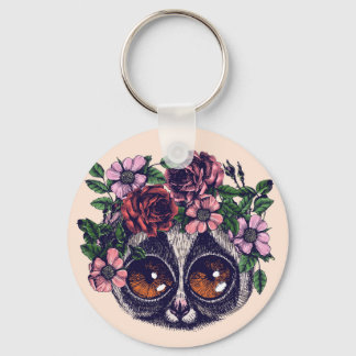 Llavero Sweet Floral Lemur