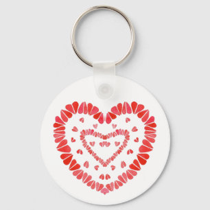 Llavero SWEET HEARTS Aluminum Circle Keychain