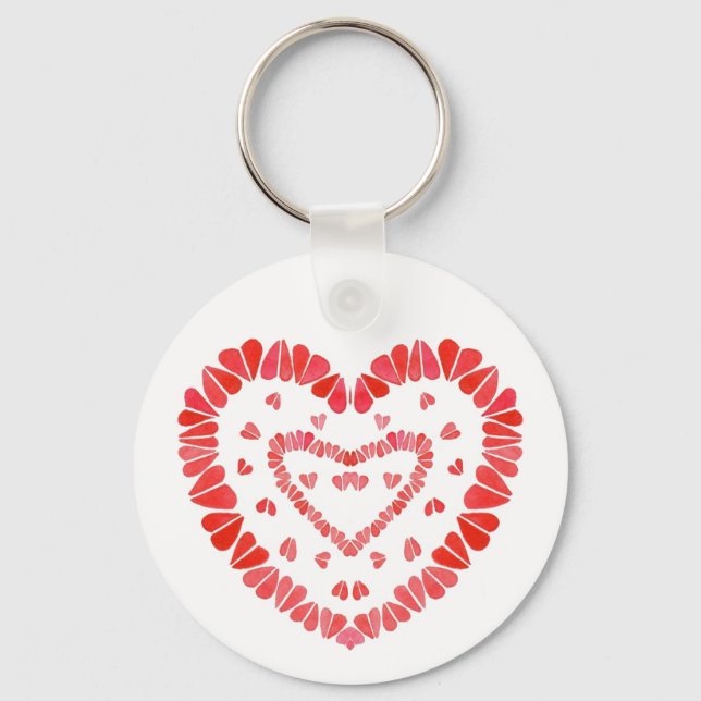 Llavero SWEET HEARTS Aluminum Circle Keychain (Anverso)