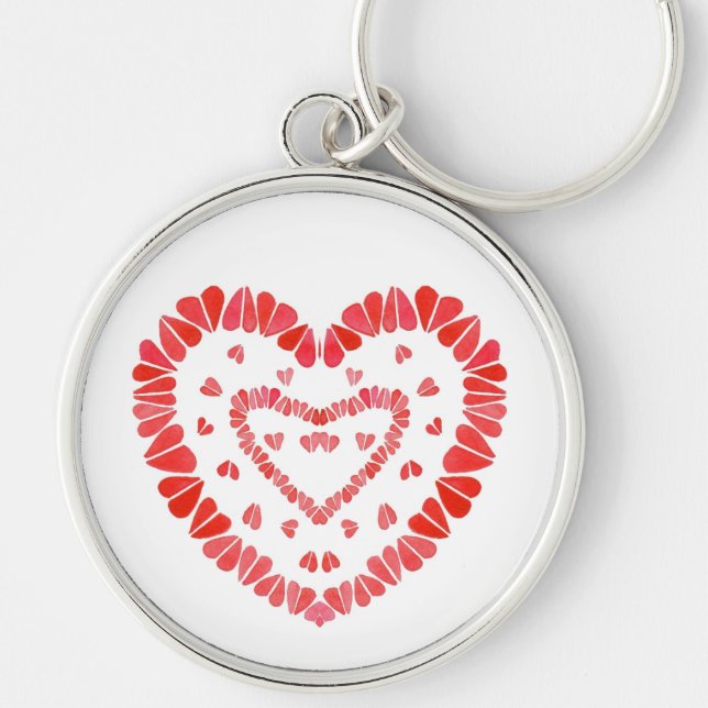 Llavero SWEET HEARTS Premium Round Keychain (Frente)