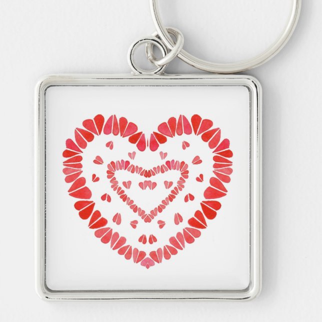 Llavero SWEET HEARTS Premium Square Keychain (Frente)
