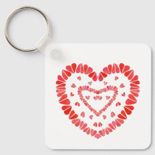 Llavero SWEET HEARTS Square Aluminum Keychain